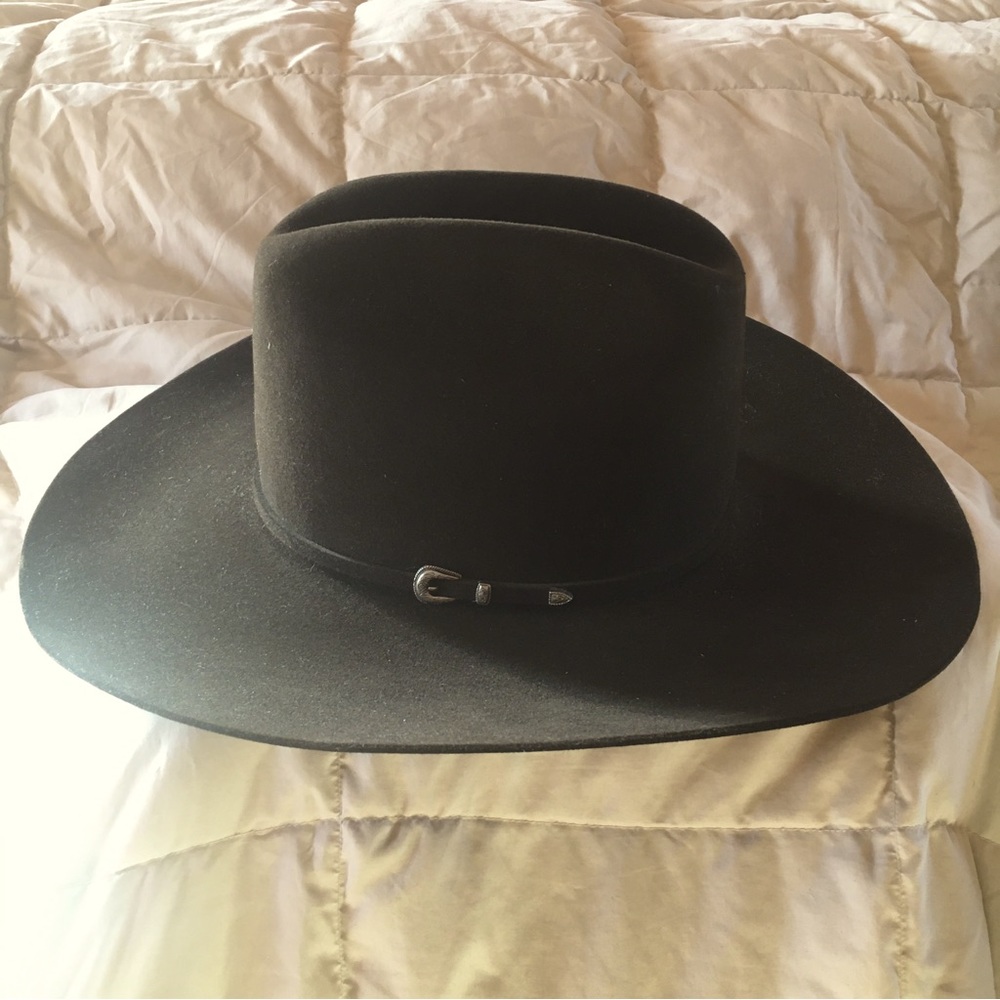 Rodeo King Men’s Rodeo 5X Felt Cowboy hat 7 1/4”